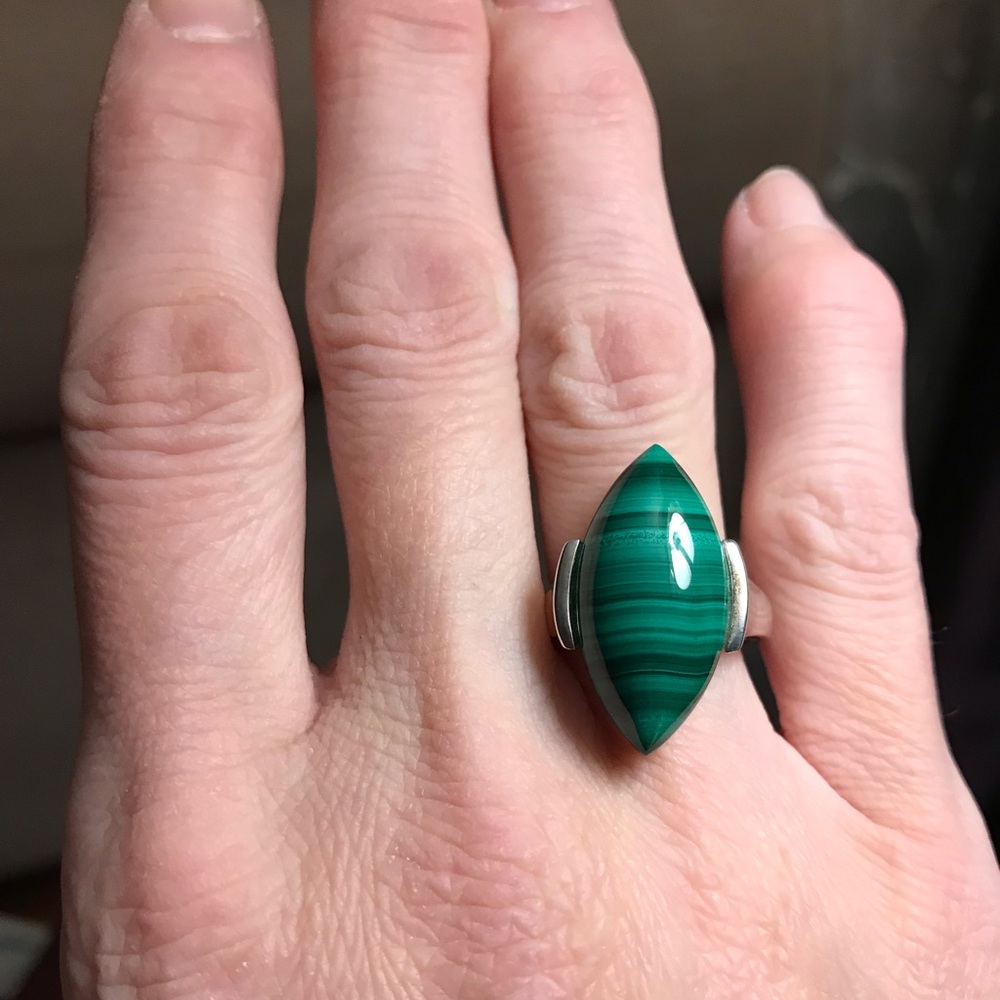 NWOT Malachite Ring